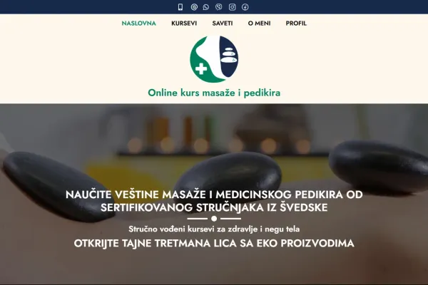 Online kurs masaže i pedikira